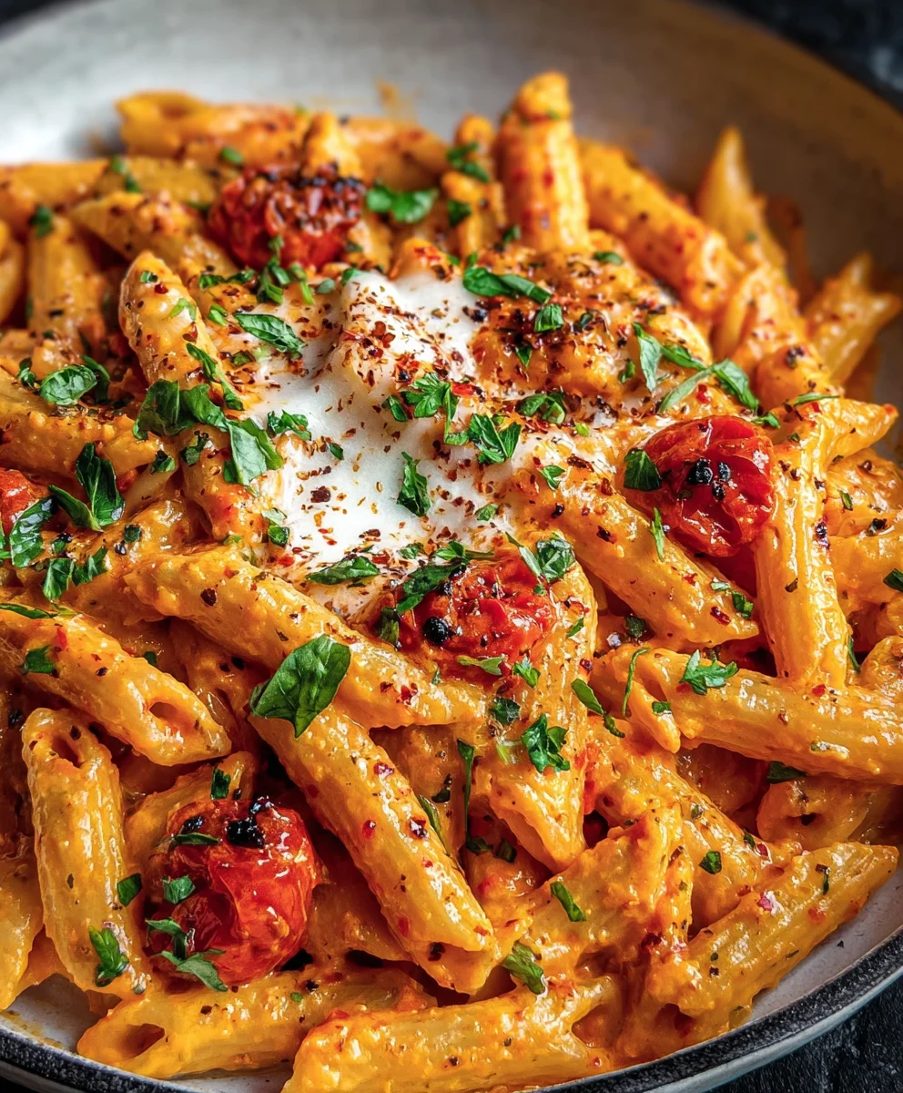 Creamy Tomato Garlic Pasta - Quick & Easy Recipe