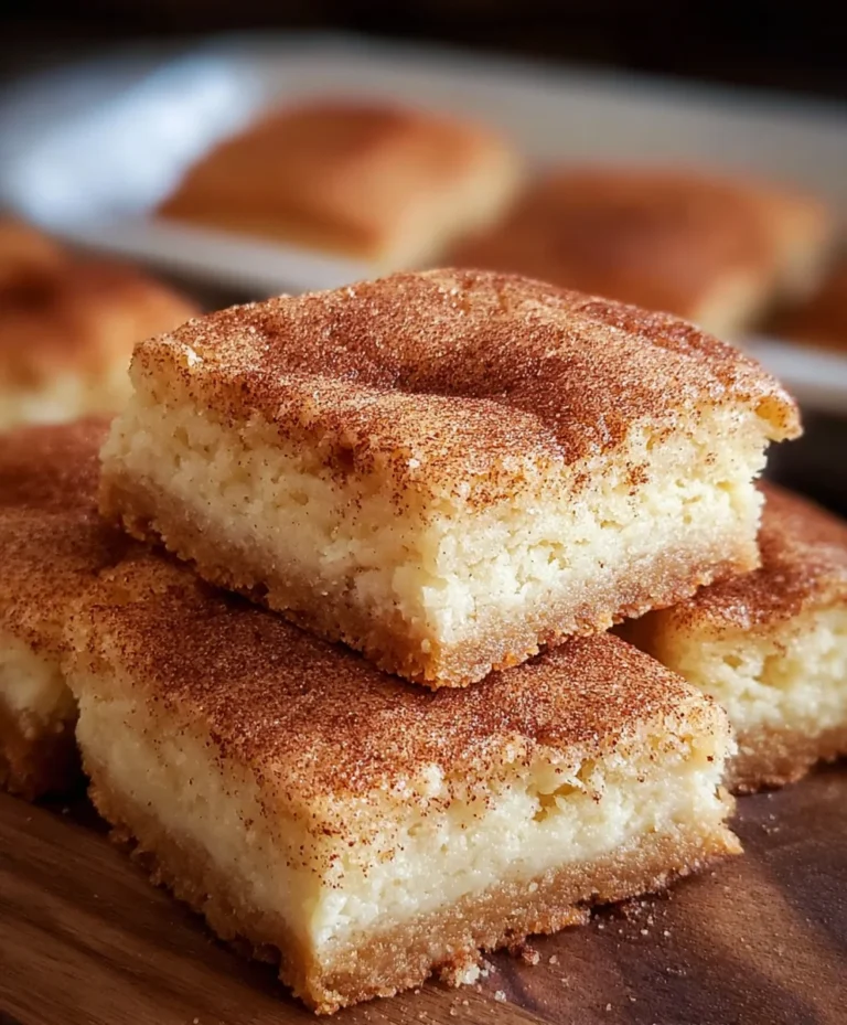 Easy Snickerdoodle Cookie Bars Recipe