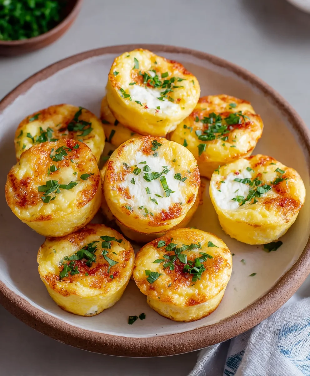 Creamy Cottage Cheese Egg Bites-Easy Healthy Recipe
