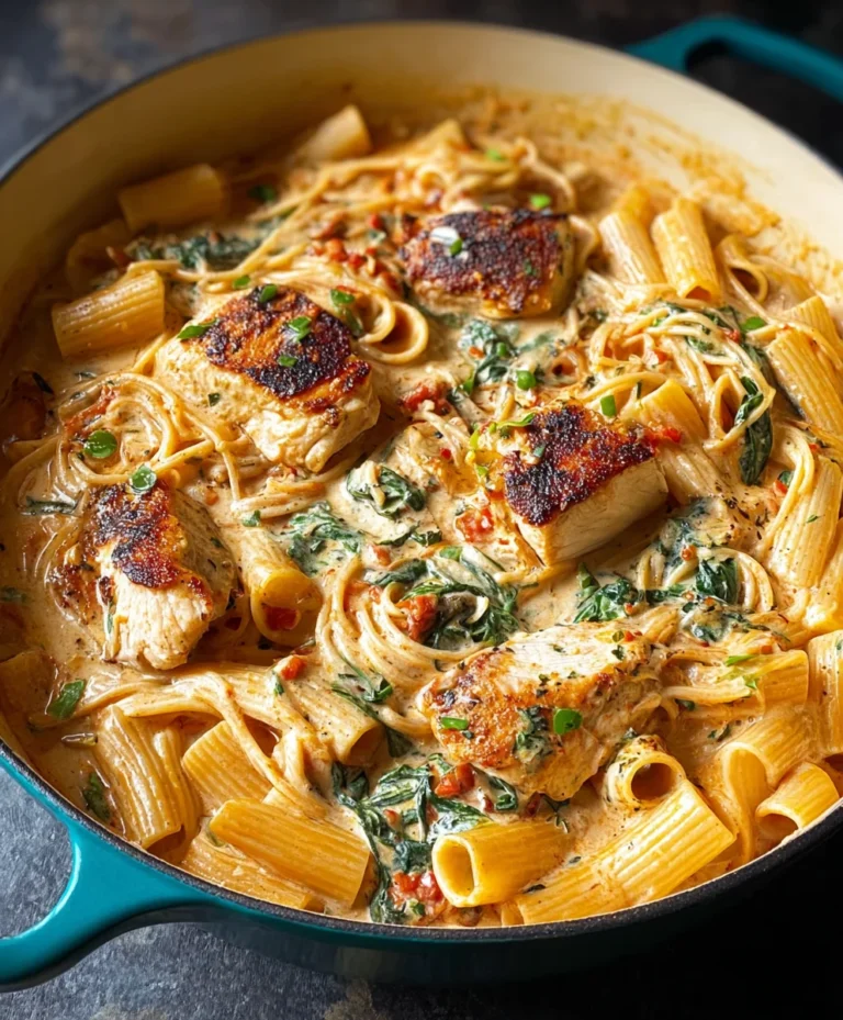 Easy Creamy Tuscan Chicken Pasta Recipe