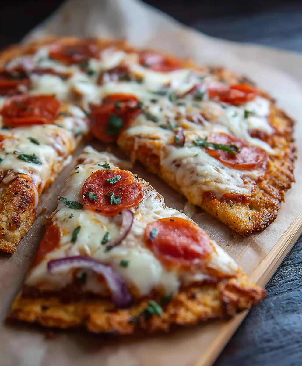 Keto Pizza Chicken Crust - Delicious Low Carb Meal