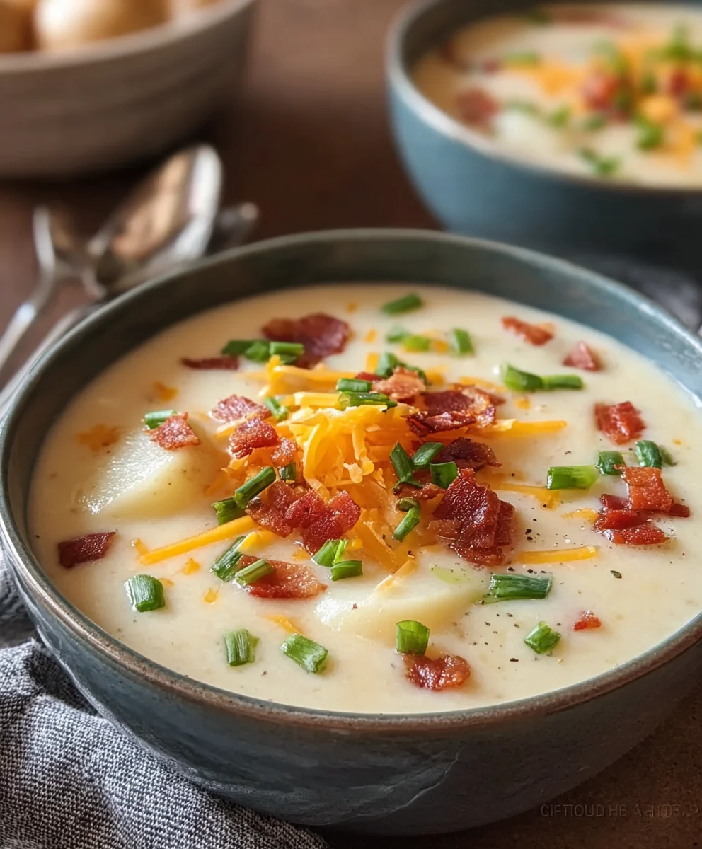 Creamy Potato Soup-Hearty & Delicious Comfort Food