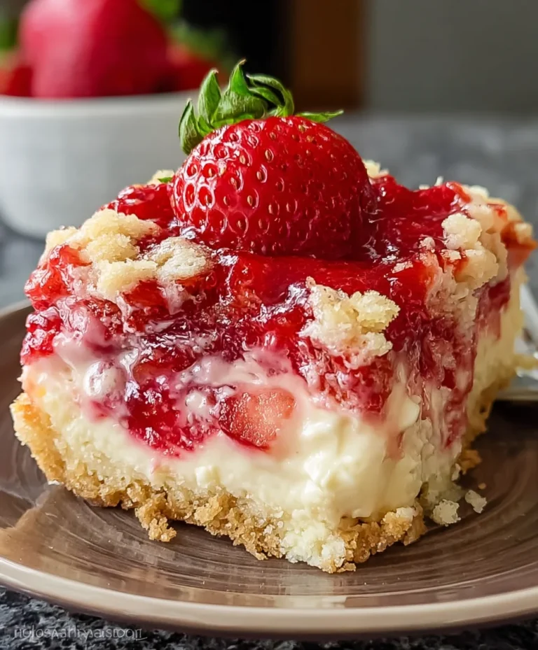Easy Strawberry Cheesecake Dump Cake Recipe