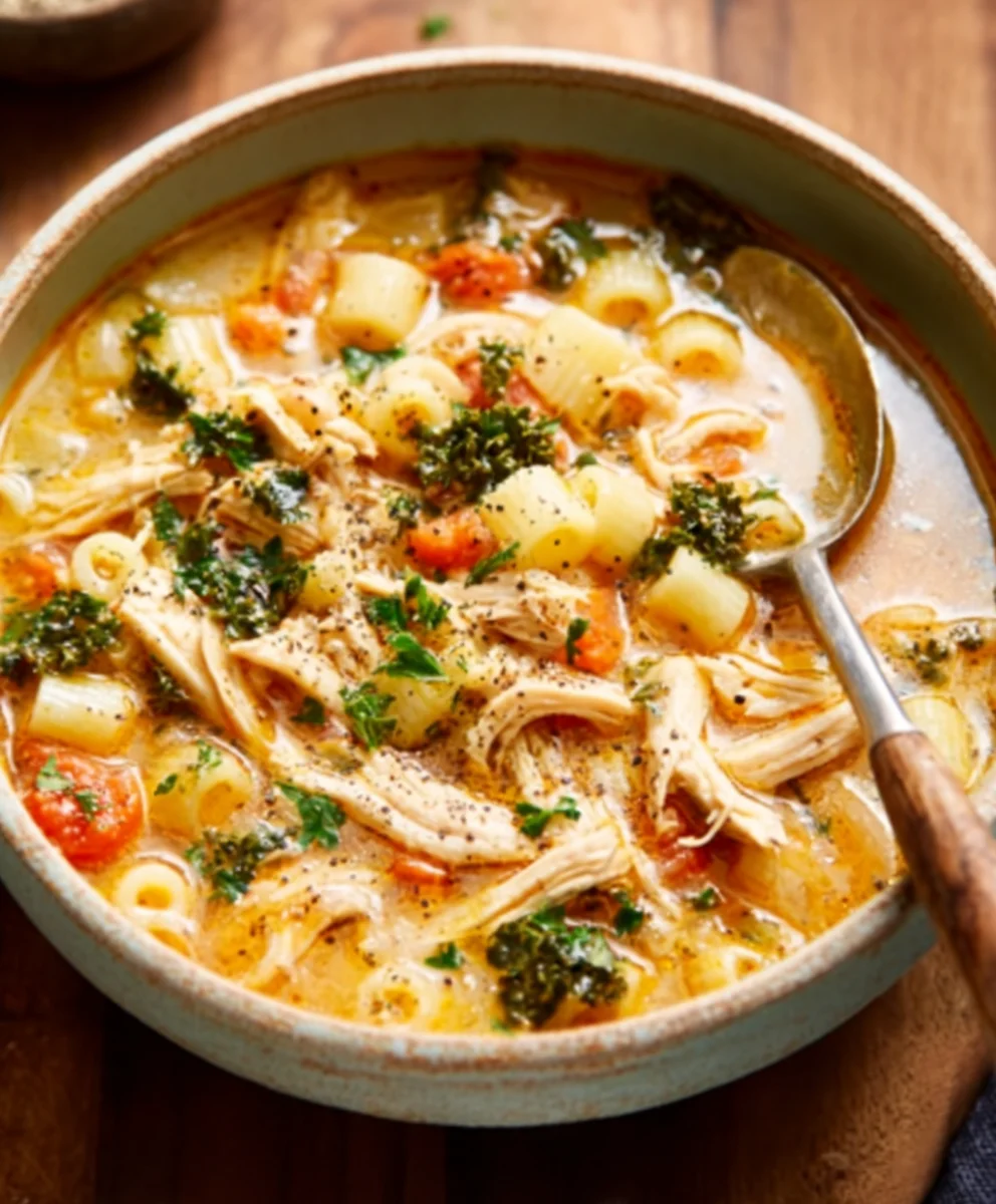Hearty Sicilian Chicken Soup-Authentic Italian Comfort Food