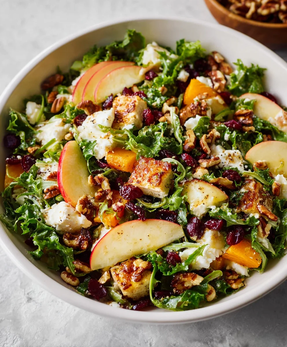 Healthy Fall Salad - Delicious Autumn Harvest Bowl