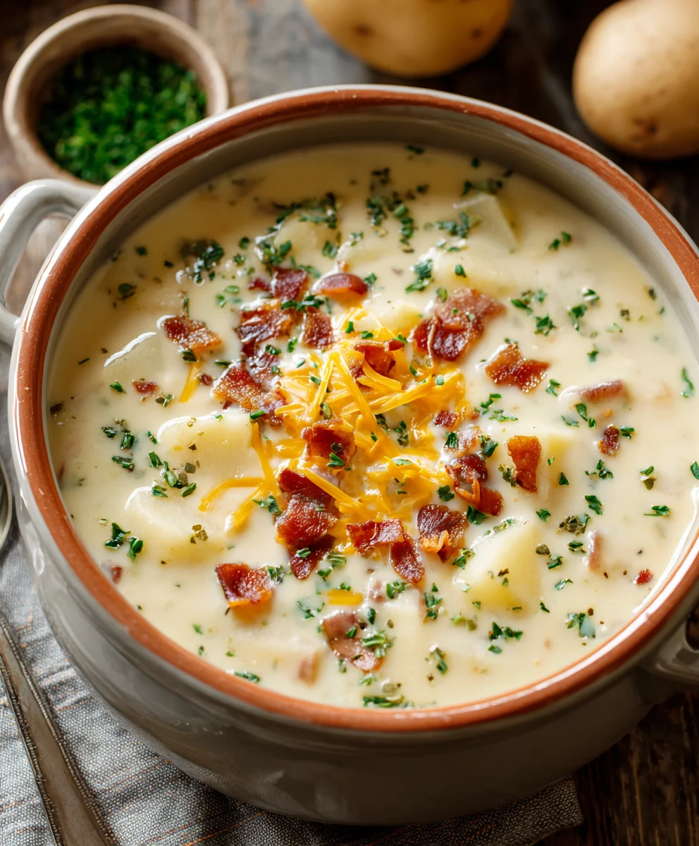 Outback-Style Creamy Potato Soup-Beef Delicious