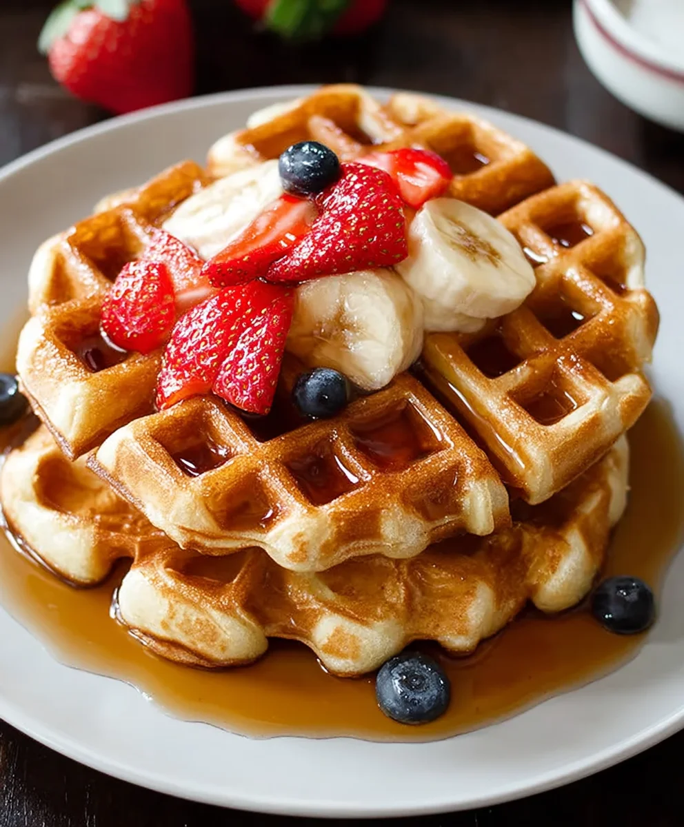High Protein Waffles - Delicious Healthy Breakfast