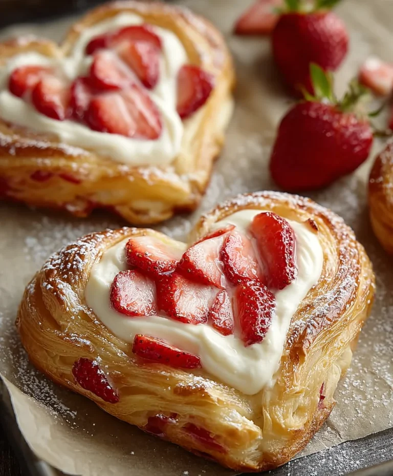 Easy Strawberry Cream Danish Recipe – Delicious Treat