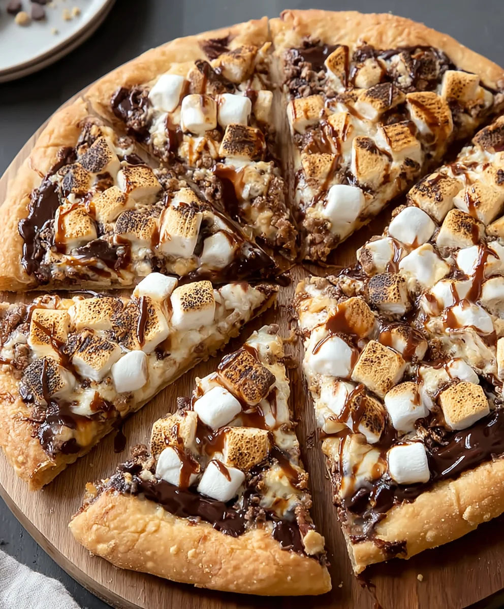Easy Smores Pizza Recipe - Dessert Perfection