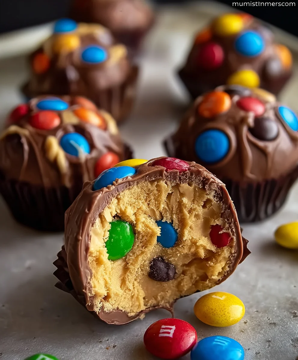 Peanut Butter M&M's Truffles-Easy Sweet Treat