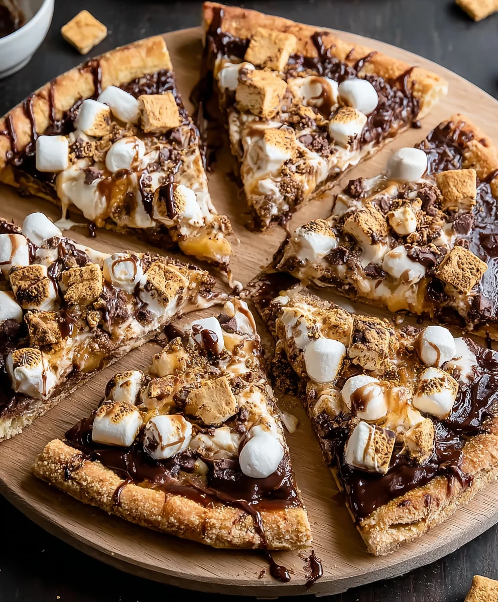 Easy Smores Pizza Recipe - Dessert Perfection