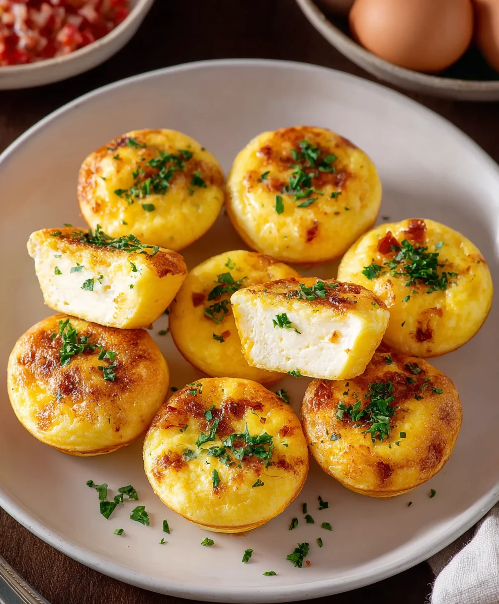 Creamy Cottage Cheese Egg Bites-Easy Healthy Recipe