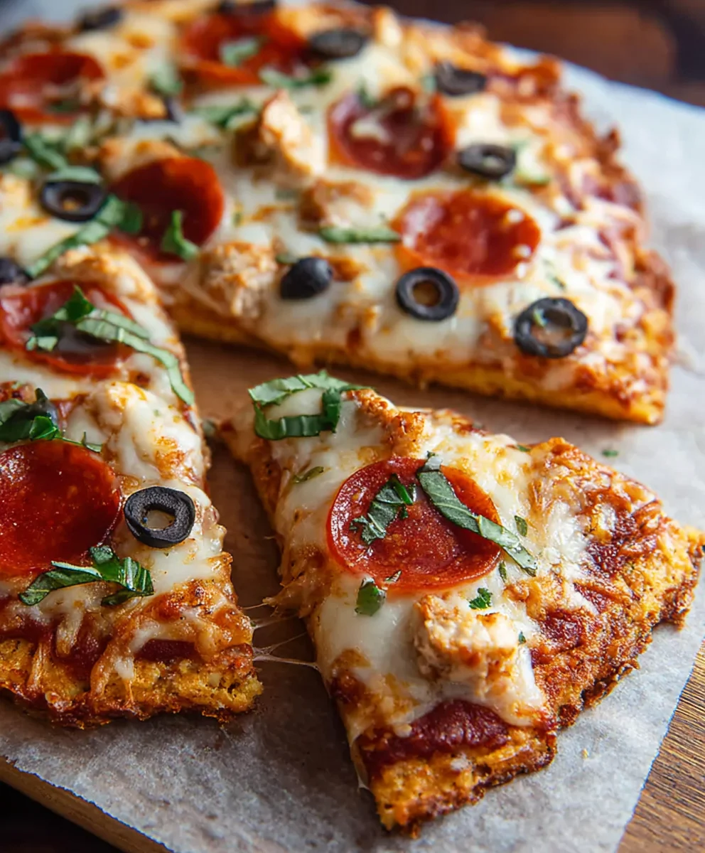Keto Pizza Chicken Crust - Delicious Low Carb Meal