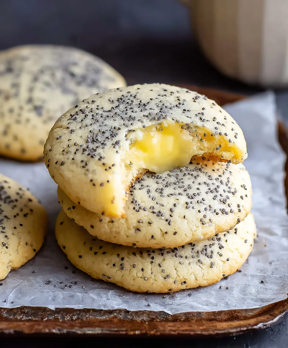 Lemon Poppy Seed Cookies - Delicious Crum extractble Recipe