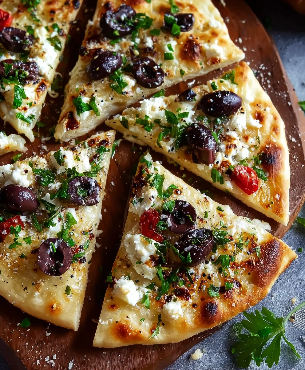 Easy Mediterranean Flatbread Recipe- Quick & Delicious