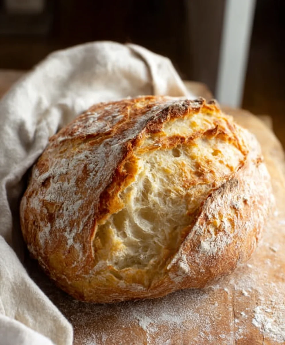 Easy Artisan Bread Recipe- Homemade Freshly Baked