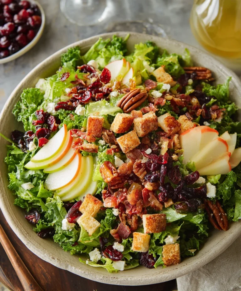 Apple Cranberry Pecan Salad – Festive Fall Favorite