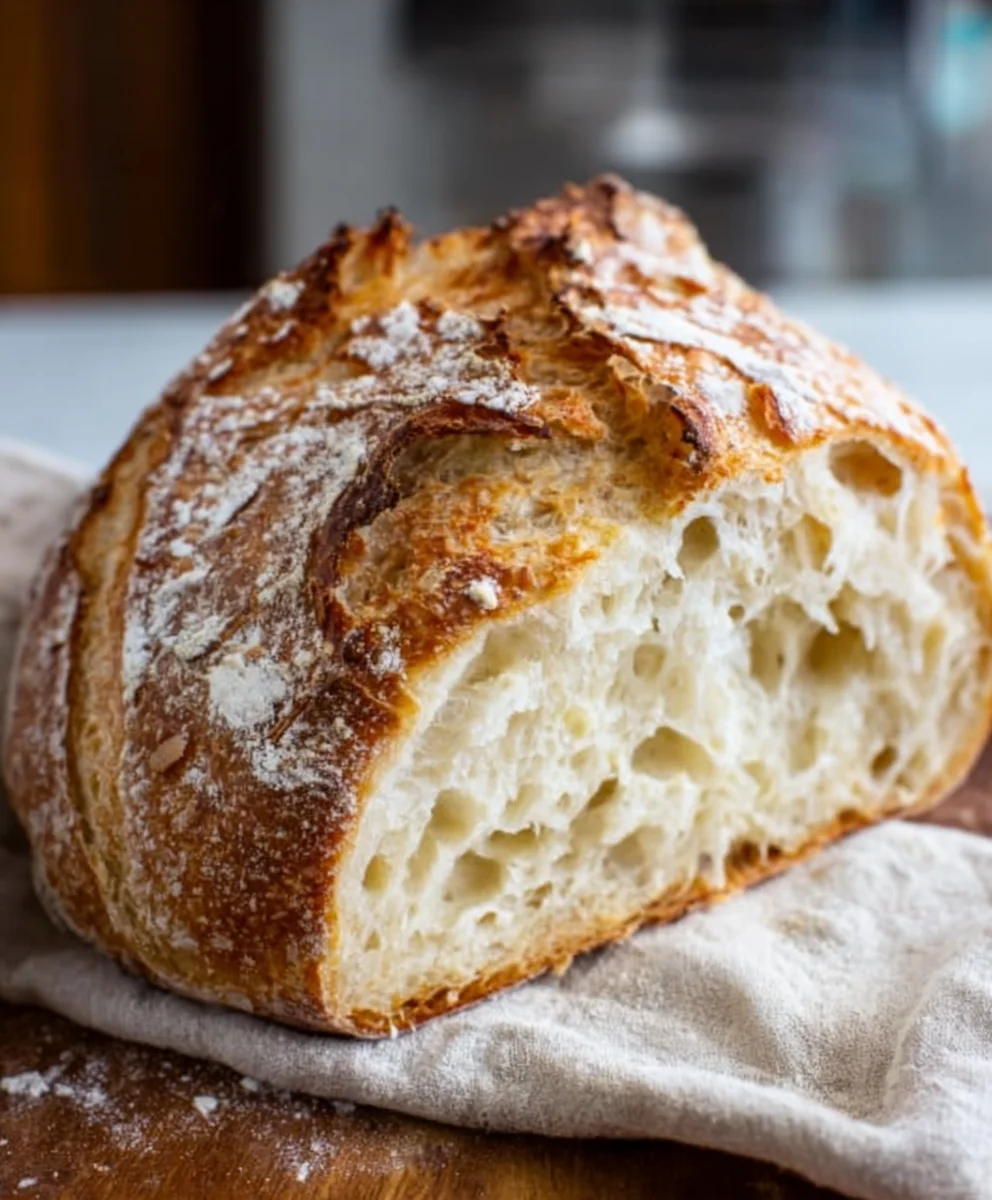 Easy Artisan Bread Recipe- Homemade Freshly Baked