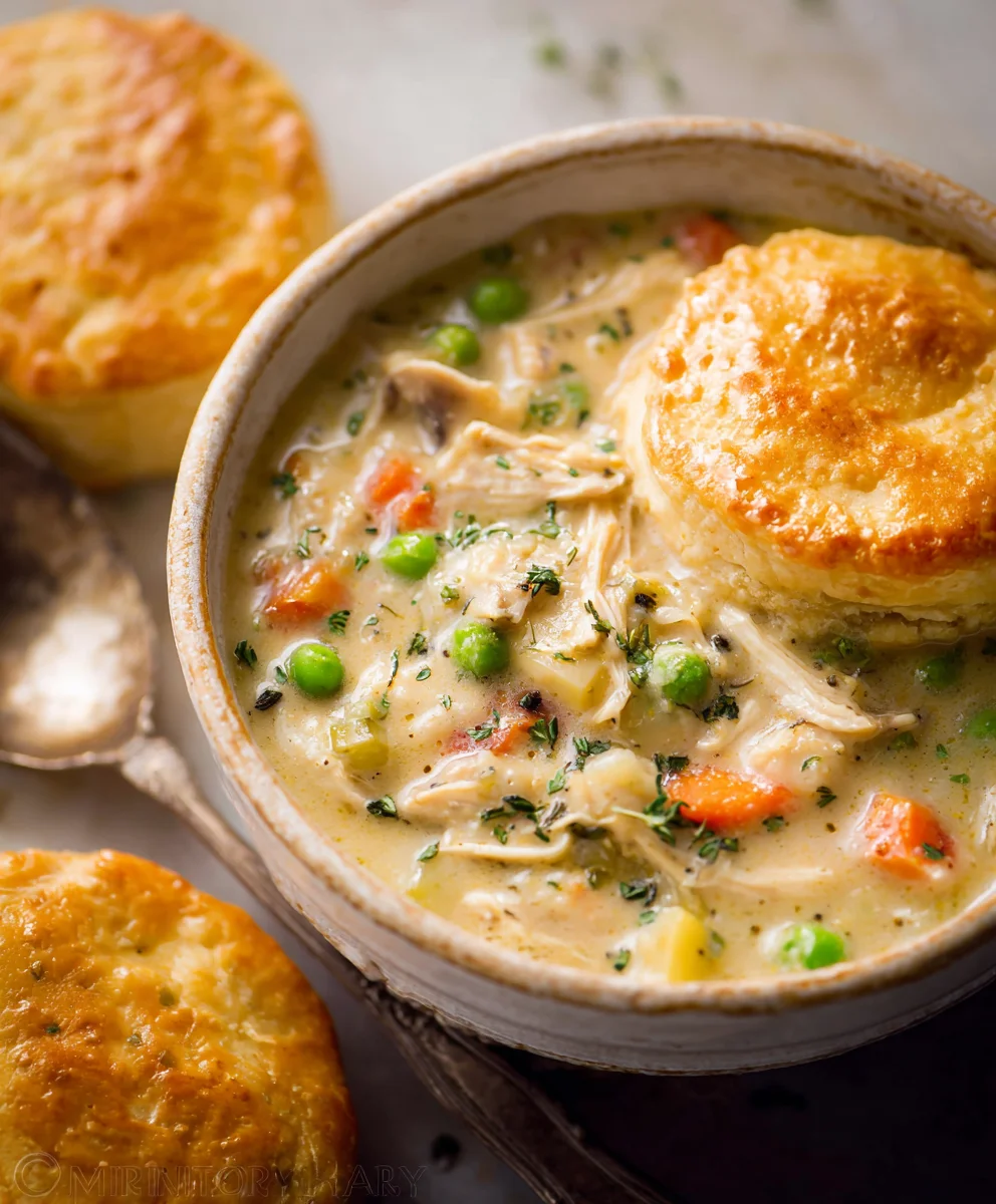 Easy Chicken Pot Pie Soup Recipe-Comfort Food