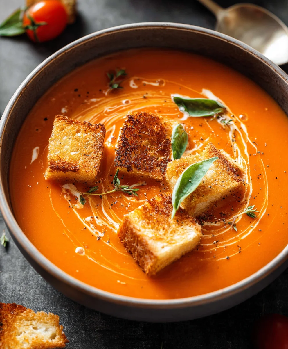 Best Homemade Tomato Soup Recipe Easy & Delicious