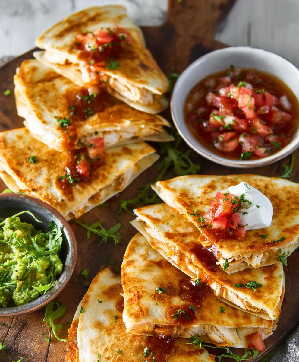 Easy Mini Chicken Quesadillas Recipe - Quick & Tasty Bites