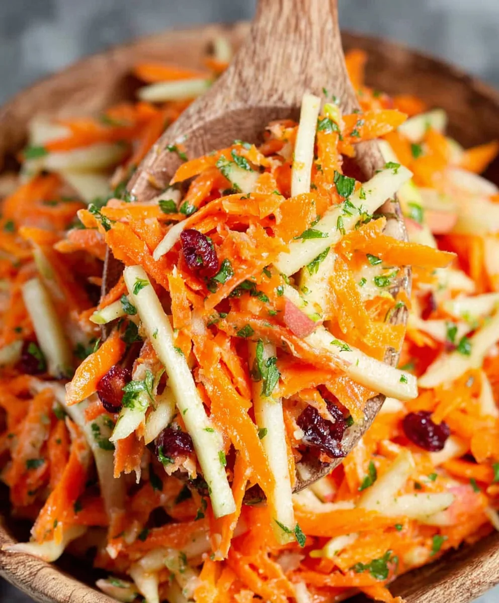 Easy Carrot Apple Salad - Fresh & Delicious Recipe