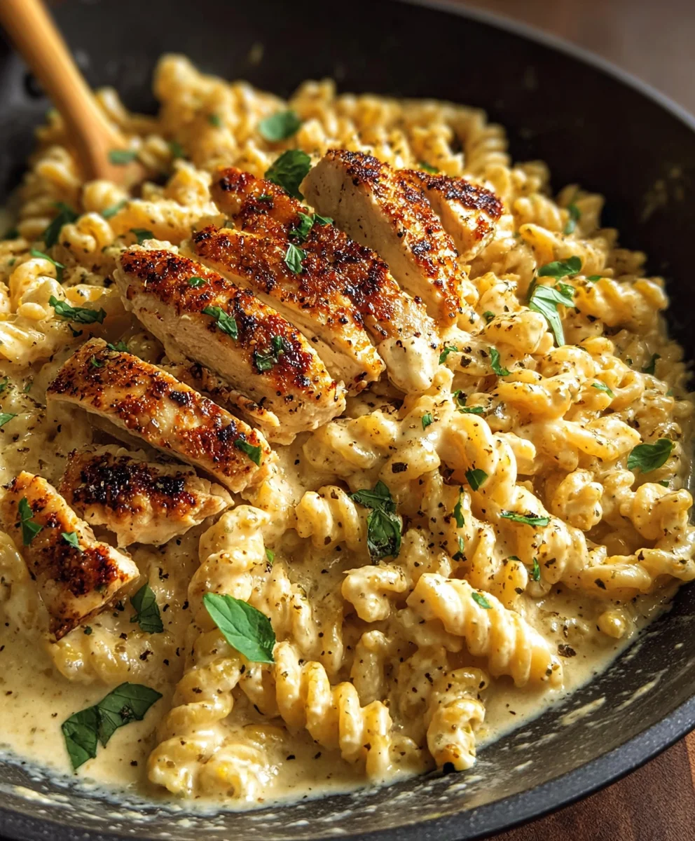 Creamy Garlic Parmesan Chicken Pasta Recipe