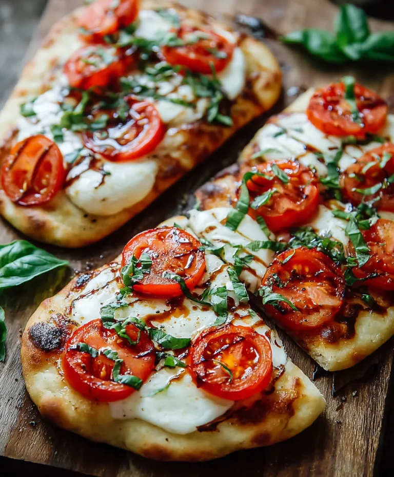 Easy Caprese Naan Pizza Recipe