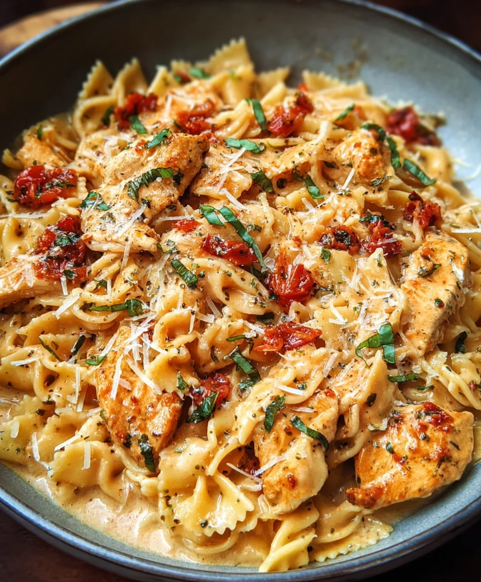 Marry Me Chicken Pasta-Creamy Garlic Flavor