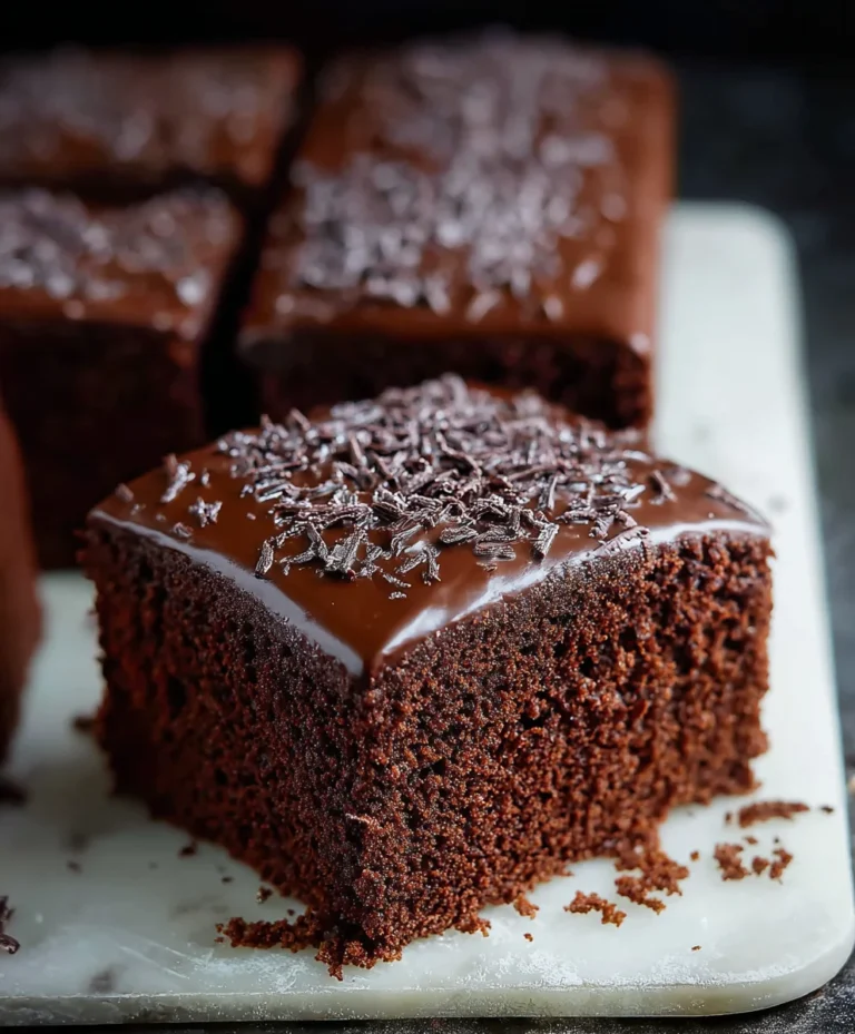 Old School Chocolate Traybake Cake-Classic Comfort Dessert