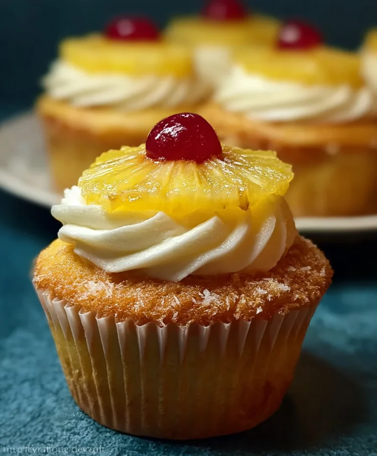 Sweet Pineapple Cupcake Recipe- Moist & Fruity Dessert