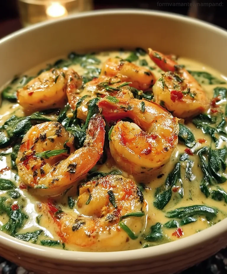Creamy Shrimp Crab Spinach – Easy Seafood Delight