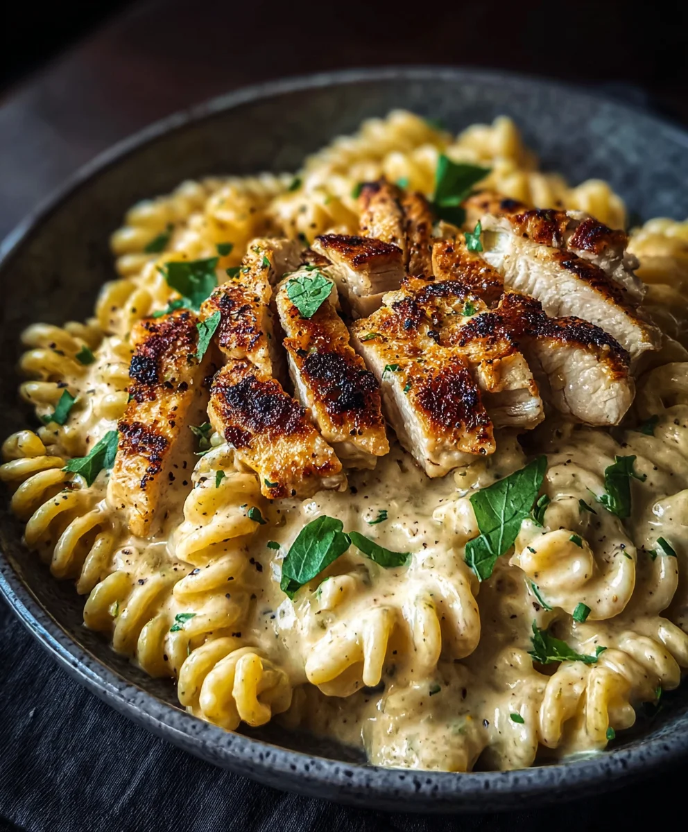Creamy Garlic Parmesan Chicken Pasta Recipe