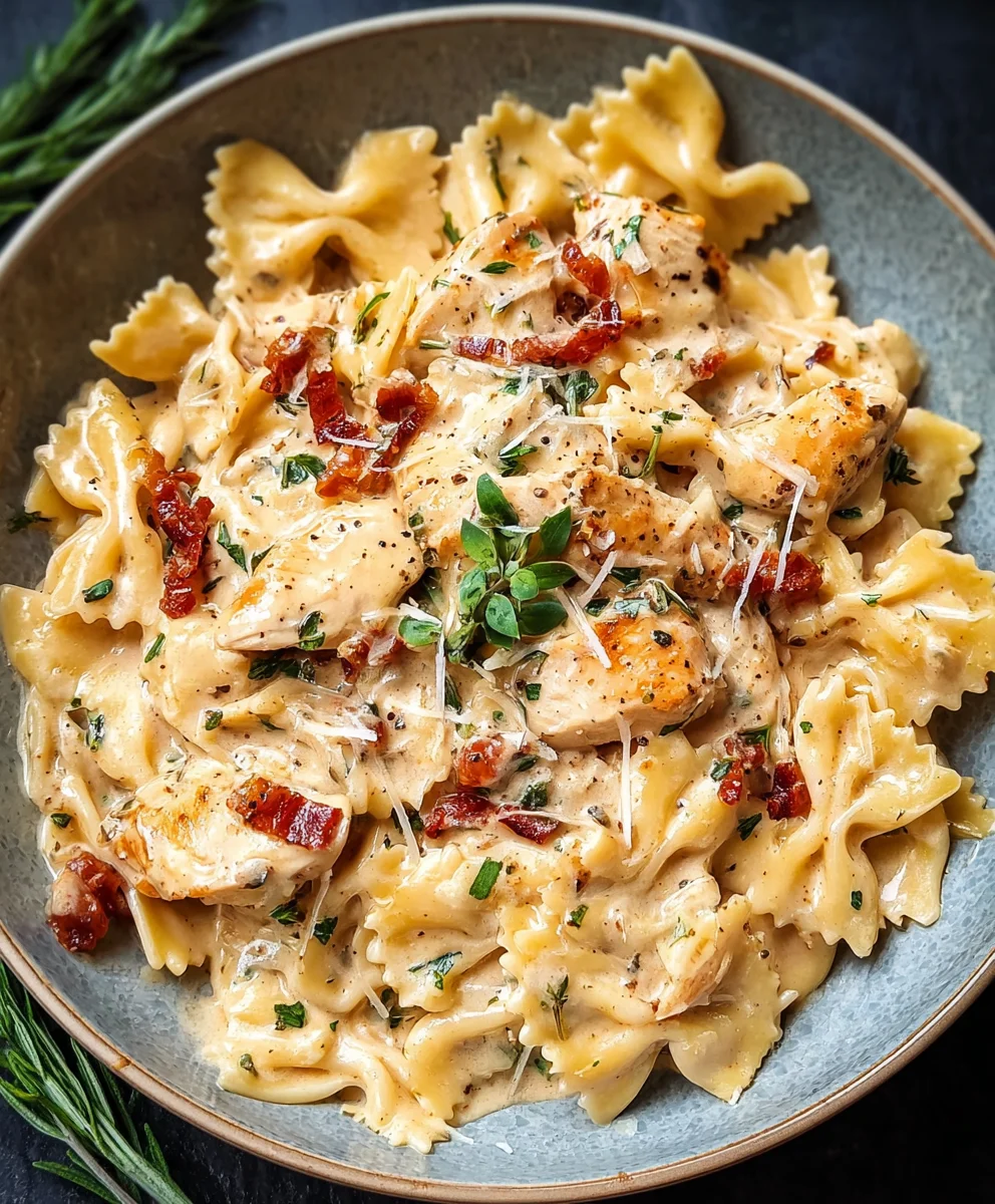 Marry Me Chicken Pasta-Creamy Garlic Flavor