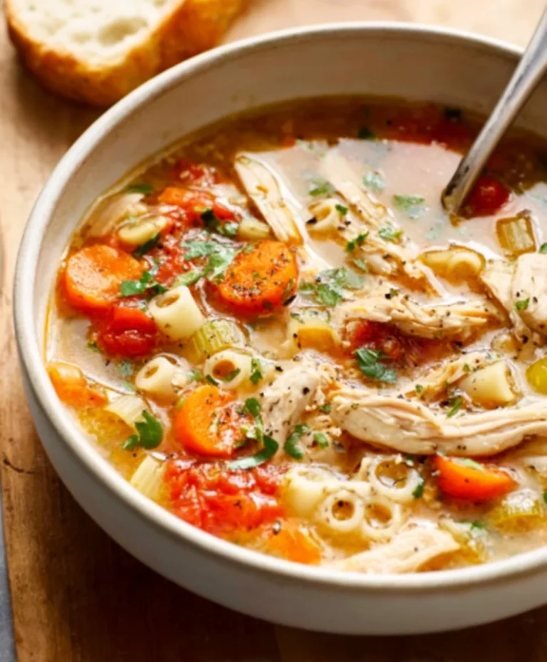 Hearty Sicilian Chicken Soup-Authentic Italian Comfort Food