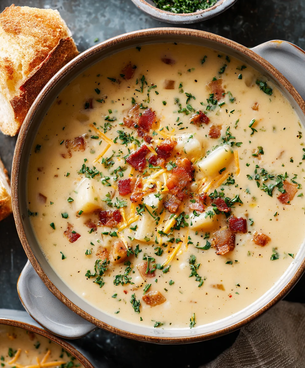 Outback-Style Creamy Potato Soup-Beef Delicious