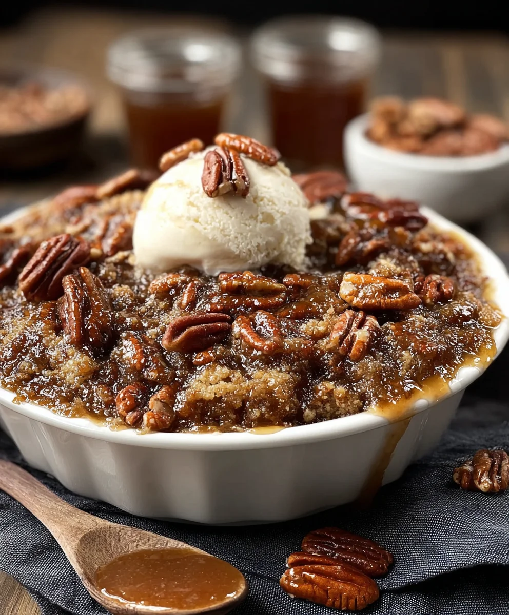 Pecan Pie Cobbler-Delicious Easy Dessert Recipe