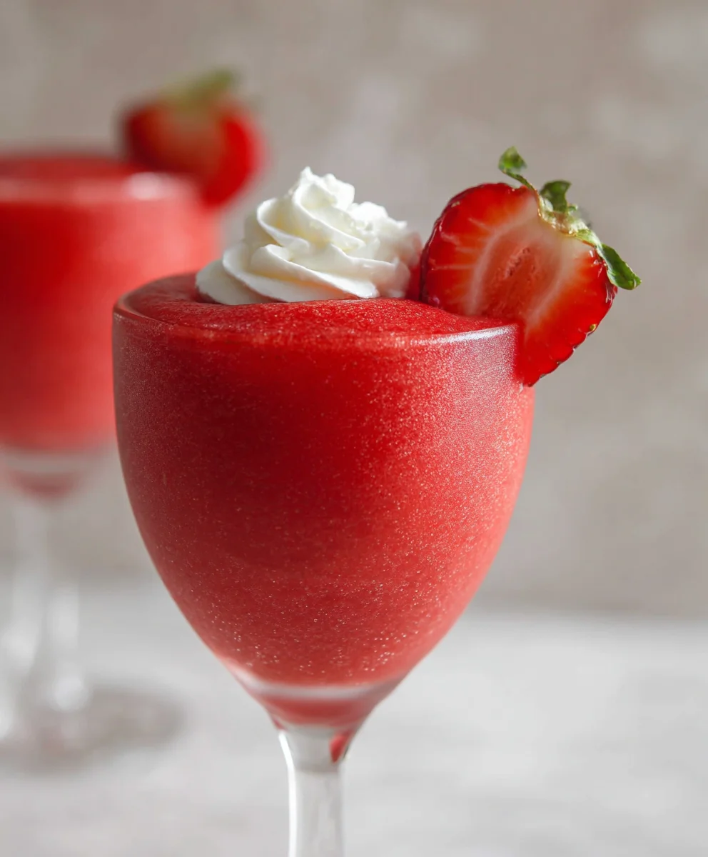 Easy Strawberry Daiquiri Recipe-Non-Non-Non-Alcoholic Alternativeic Bliss