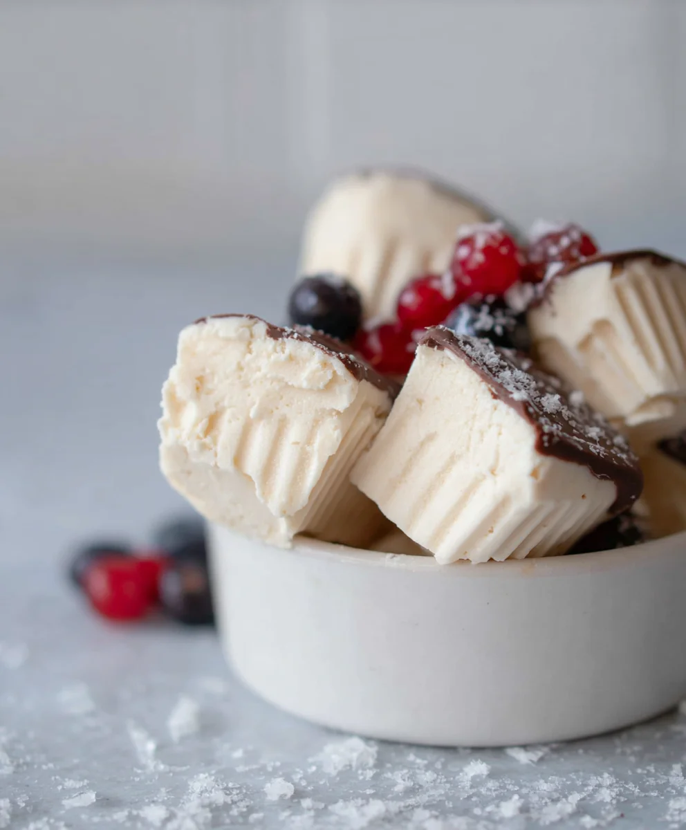 Easy Frozen Yogurt Bites - Dairy Free Option