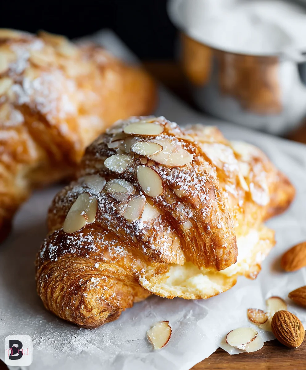 Almond Cream Filled Croissants - Decadent Pastry Recipe