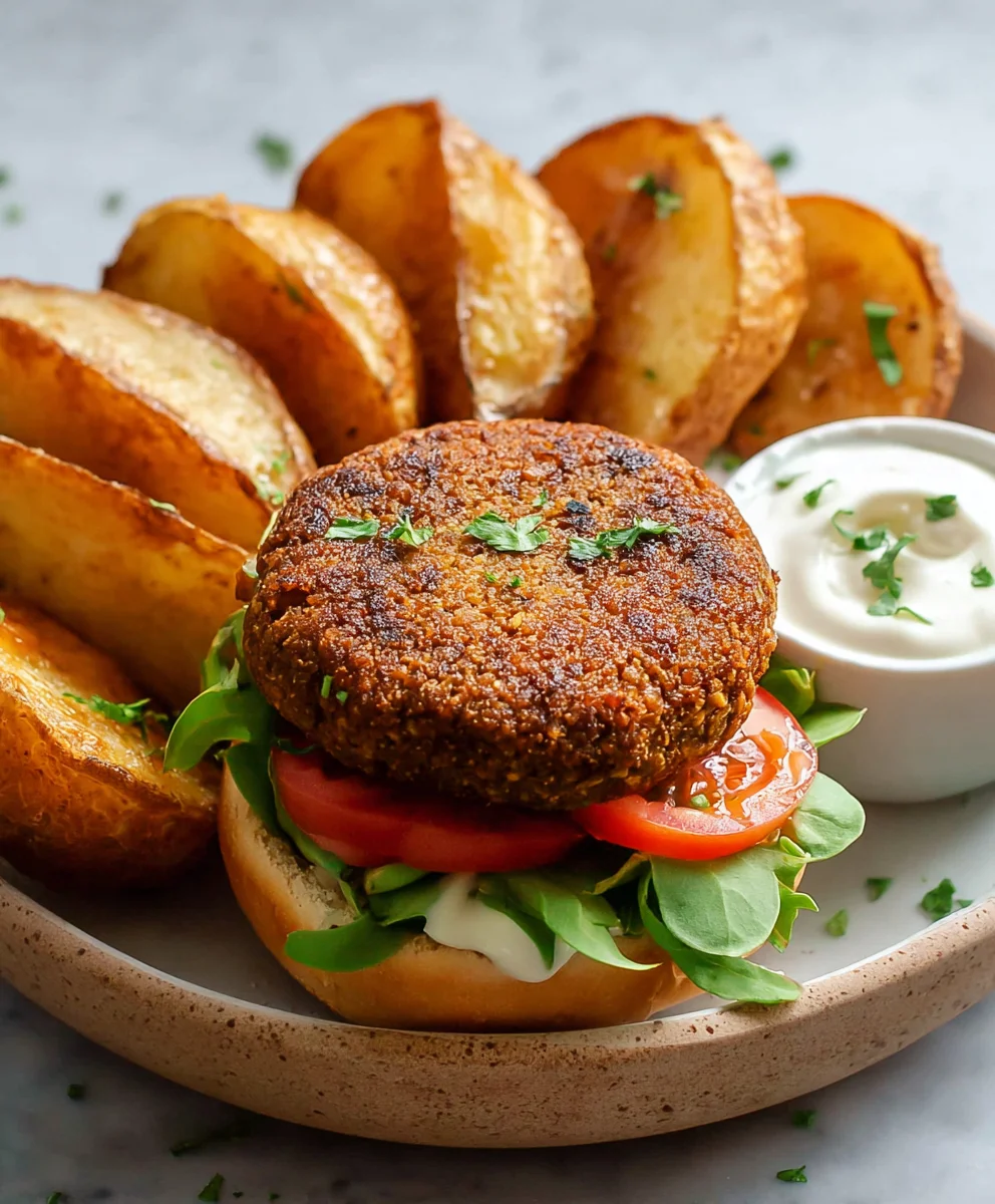 Easy Lentil Burgers - Quick Simple 6-Ingredient Recipe