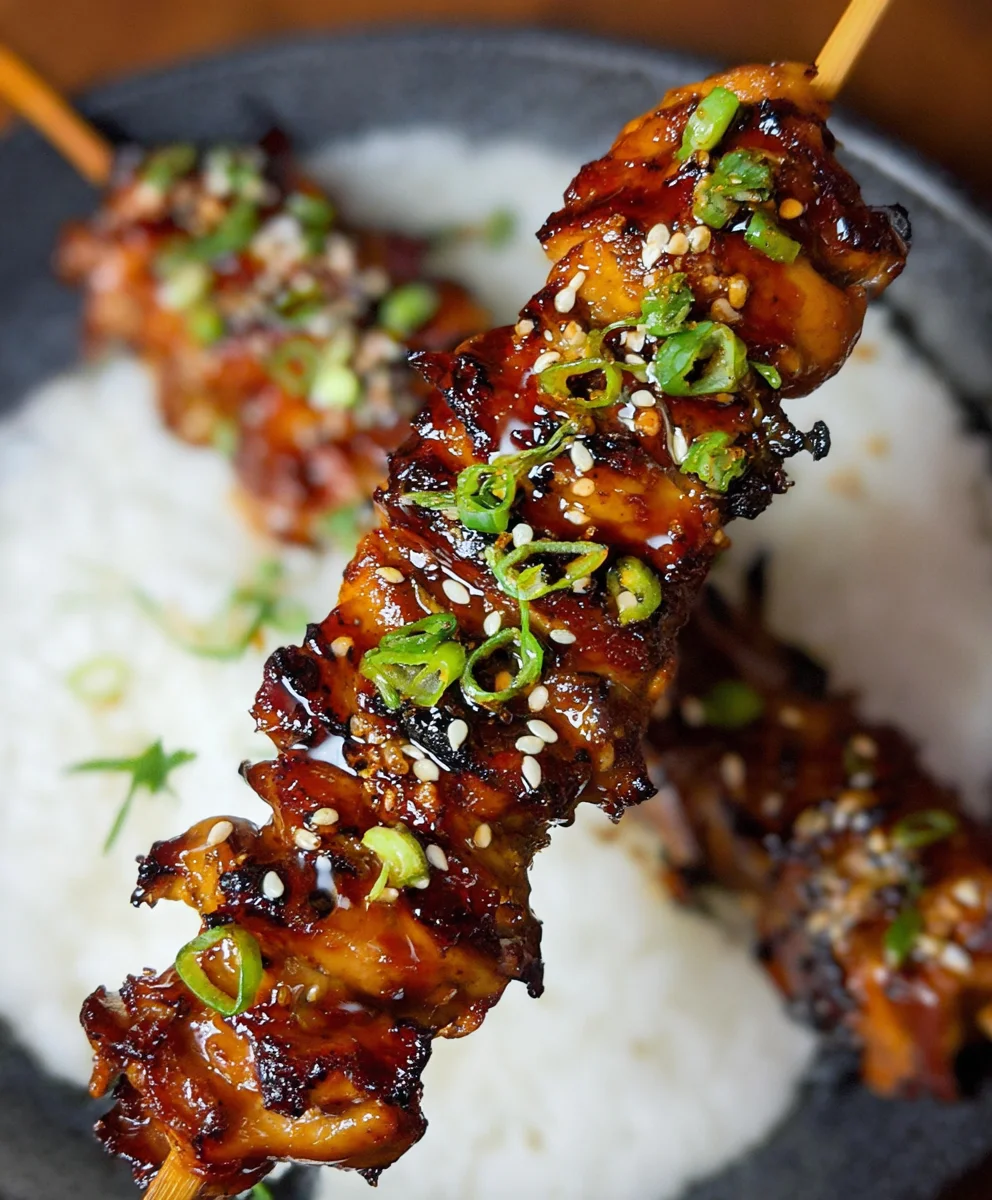 Easy Teriyaki Beef Skewers - Grilled & Flavorful