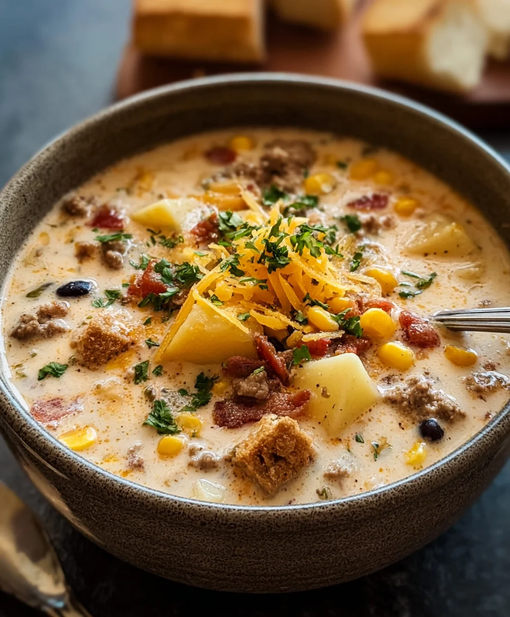 Creamy Cowboy Soup-Easy Beef Recipe for Cozy Nights