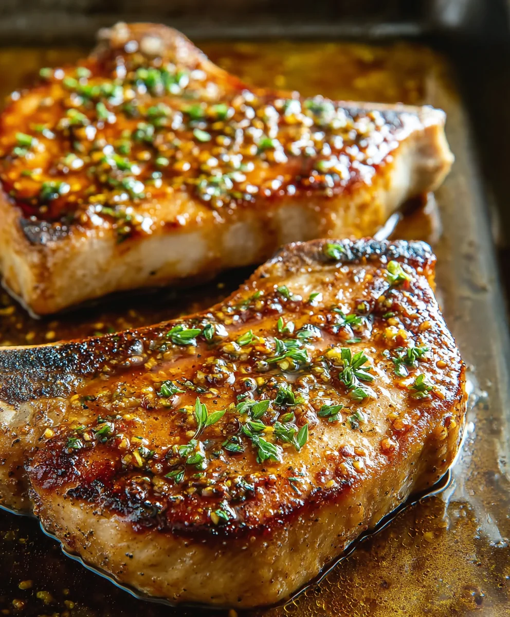 Honey Mustard Beef Chops Oven Recipe - Easy & Delicious