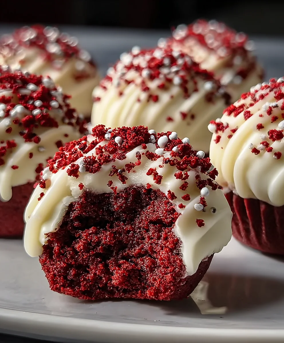 Cookies & Cream Red Velvet Bites-Easy Recipe