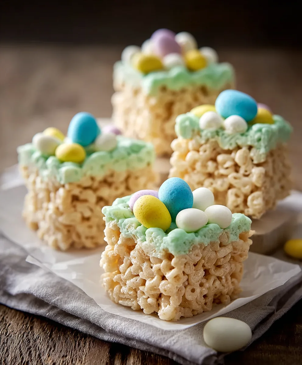 Easy Easter Rice Krispie Treats-Festive Fun