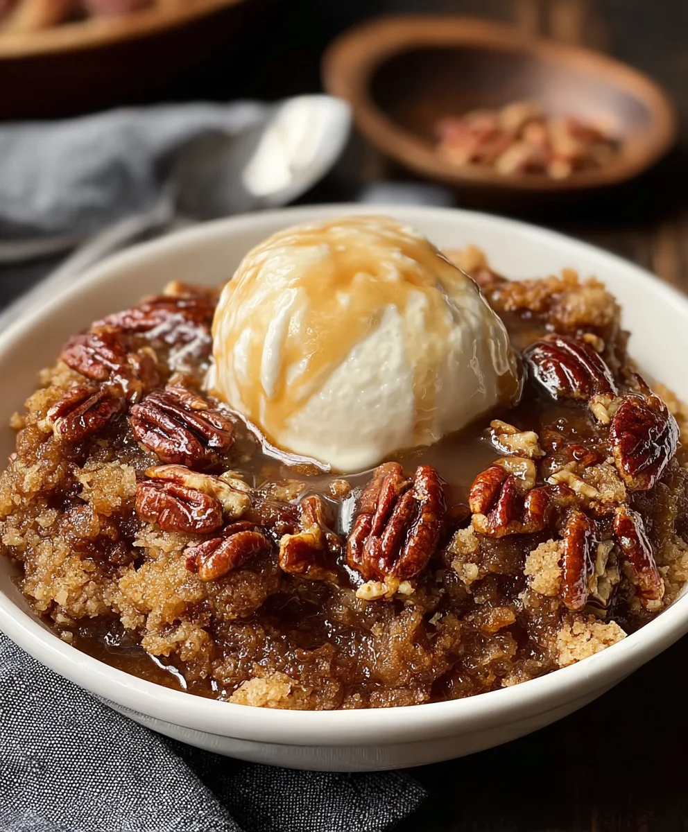 Pecan Pie Cobbler-Delicious Easy Dessert Recipe