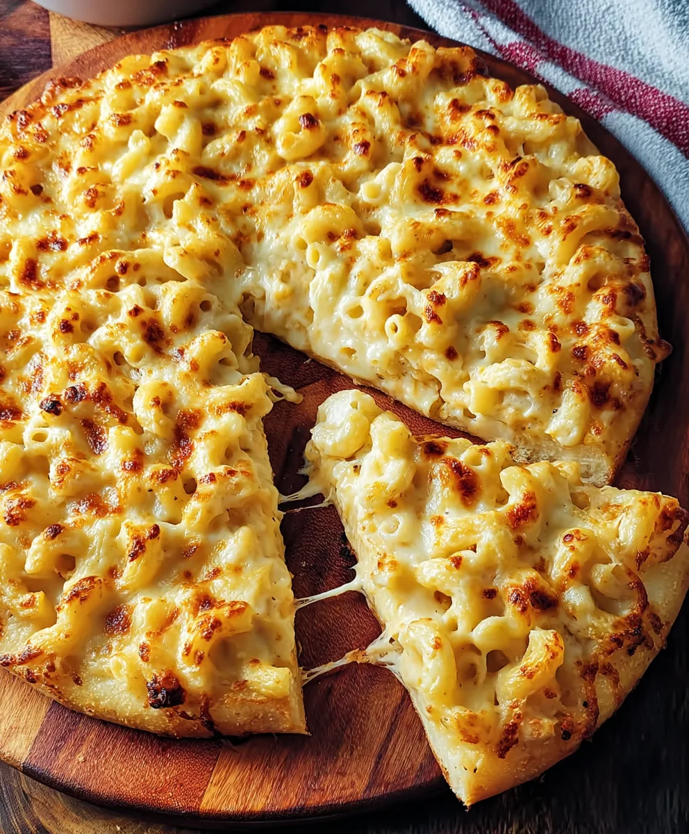 Ultimate Mac & Cheese Pizza Recipe-Gooey & Delicious