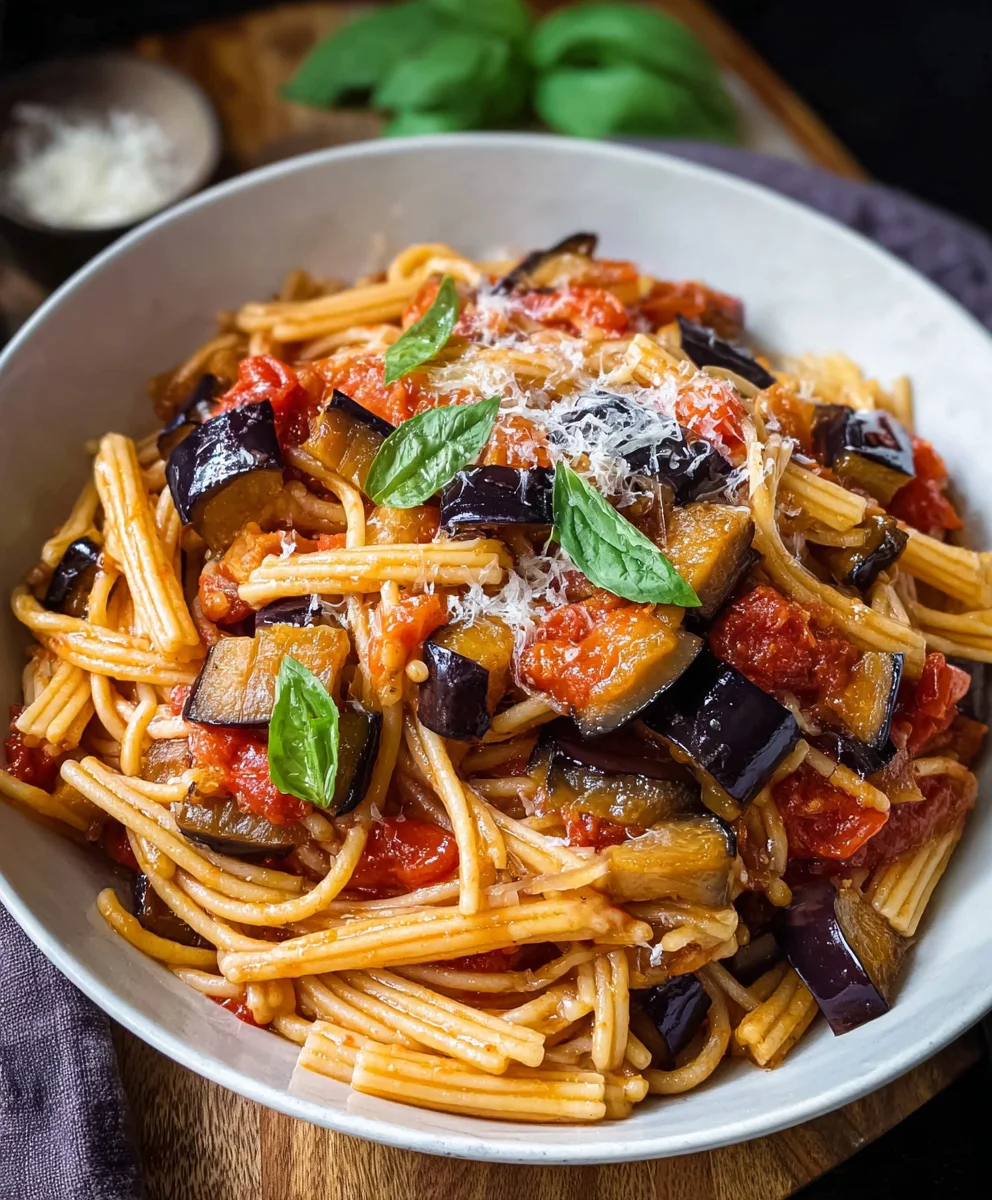 Authentic Pasta alla Norma - Sicilian Eggplant Pasta