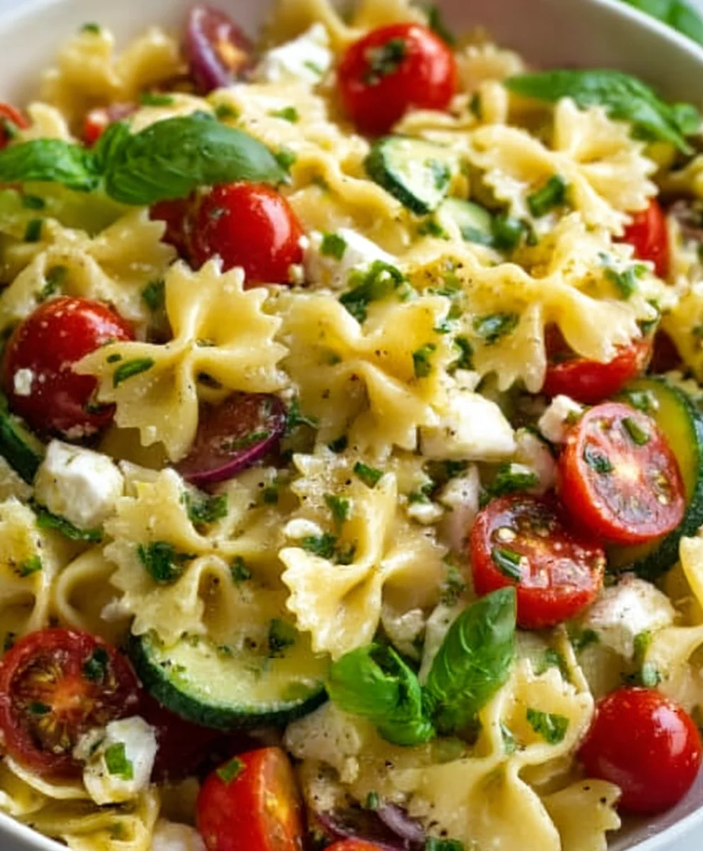 Easy Bow Tie Pasta Salad Recipe-Perfect for Any Meal